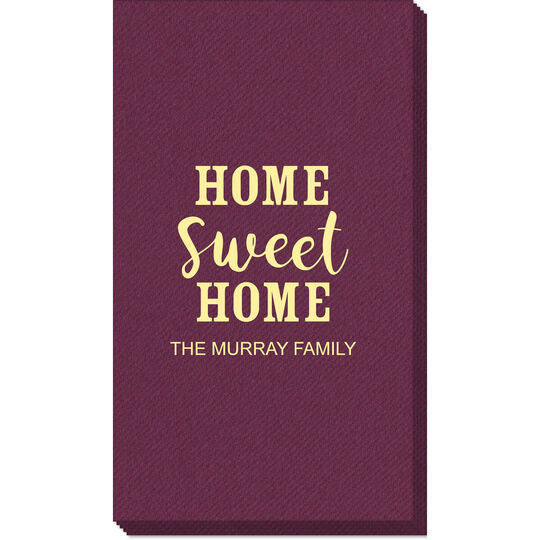 Home Sweet Home Linen Like Guest Towels